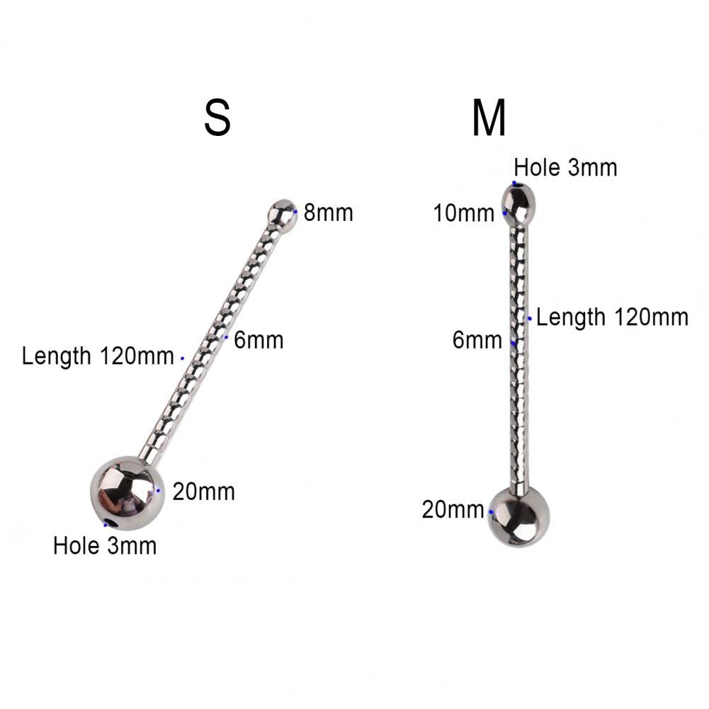 Urine Plugging Rod Metal Horse Eye Expander Stainless Steel Appliance Masturbation Toy Urethral Bead Pagoda Horse Eye Stick Male