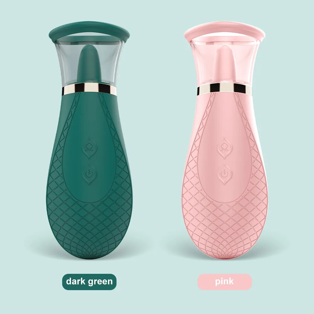 Vacuum Tongue Licking Sucking Vibrator for Women G Spot Clitoris Stimulation Massager Female Masturbator Sex Toys for Adults 18