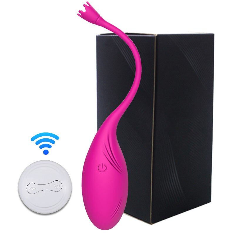 รีโมทคอนโทรลไร้สายการออกกำลังกายแน่น Vibrating ไข่10 Speeds G Spot Clit Vibrator สำหรับผู้หญิงช่องคลอดกระตุ้นผู้ใหญ่เซ็กซ์ทอย