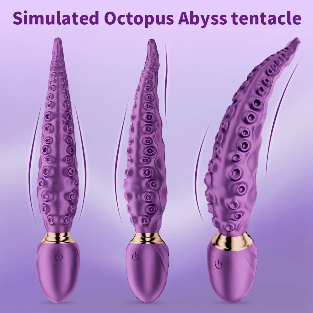 Vibrating Realistic Monster G-Spot Dildos Octopus Vibrator with 7 Powerful Mode Adult Sex Toys for Women Anal Vagina Stimulation