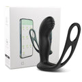 Vibrator ชายต่อมลูกหมากนวด Butt Plug ชะลอการแหวนควบคุม Backyard ของเล่นสามจุดกระตุ้นคู่ Flirt
