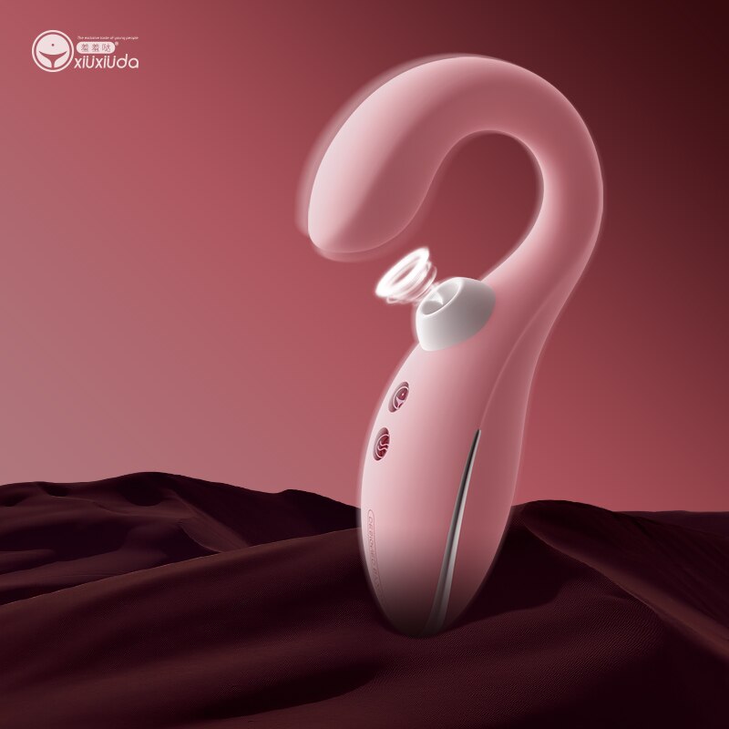 คู่ Vibrator เซ็กซ์ทอยสำหรับผู้หญิงช่องคลอด Clitoris กระตุ้น U Type Vibrator นวด G-Spot หญิง Masturbator ผู้ใหญ่ผลิตภัณฑ์