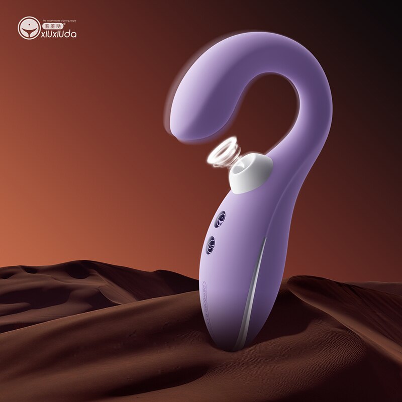 คู่ Vibrator เซ็กซ์ทอยสำหรับผู้หญิงช่องคลอด Clitoris กระตุ้น U Type Vibrator นวด G-Spot หญิง Masturbator ผู้ใหญ่ผลิตภัณฑ์