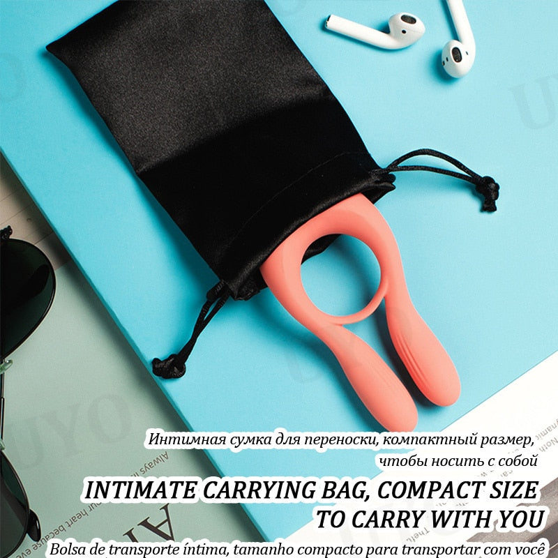 ชาย Vibrator Cock แหวนล็อคแหวนซิลิโคนอวัยวะเพศชายการสั่นสะเทือนแหวนชะลอการ G-Spot กระตุ้นคู่ของเล่น