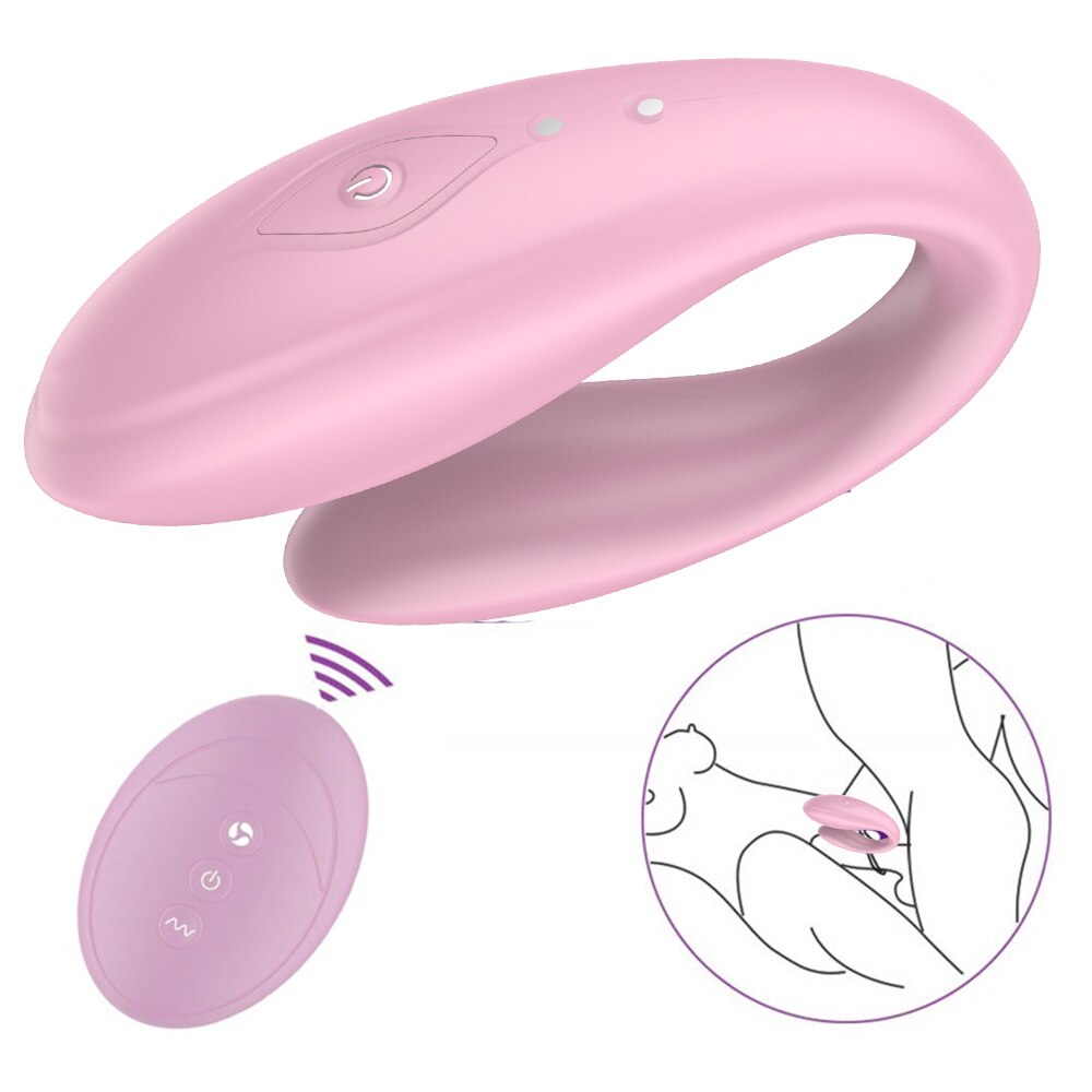 Wireless Remote Control Vibrator คู่หูเครื่องสั่นสะเทือนแบบสวมใส่ได้ ดิลโด้กระตุ้นช่องคลอดและปุ่มคลิตอริส อุปกรณ์เซ็กซ์ทอยสำหรับผู้หญิงสำหรับการช่วยตัวเอง