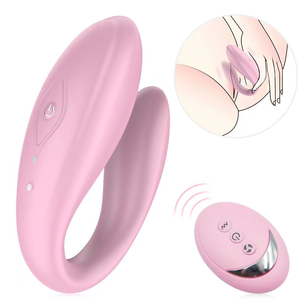 Wireless Remote Control Vibrator คู่หูเครื่องสั่นสะเทือนแบบสวมใส่ได้ ดิลโด้กระตุ้นช่องคลอดและปุ่มคลิตอริส อุปกรณ์เซ็กซ์ทอยสำหรับผู้หญิงสำหรับการช่วยตัวเอง