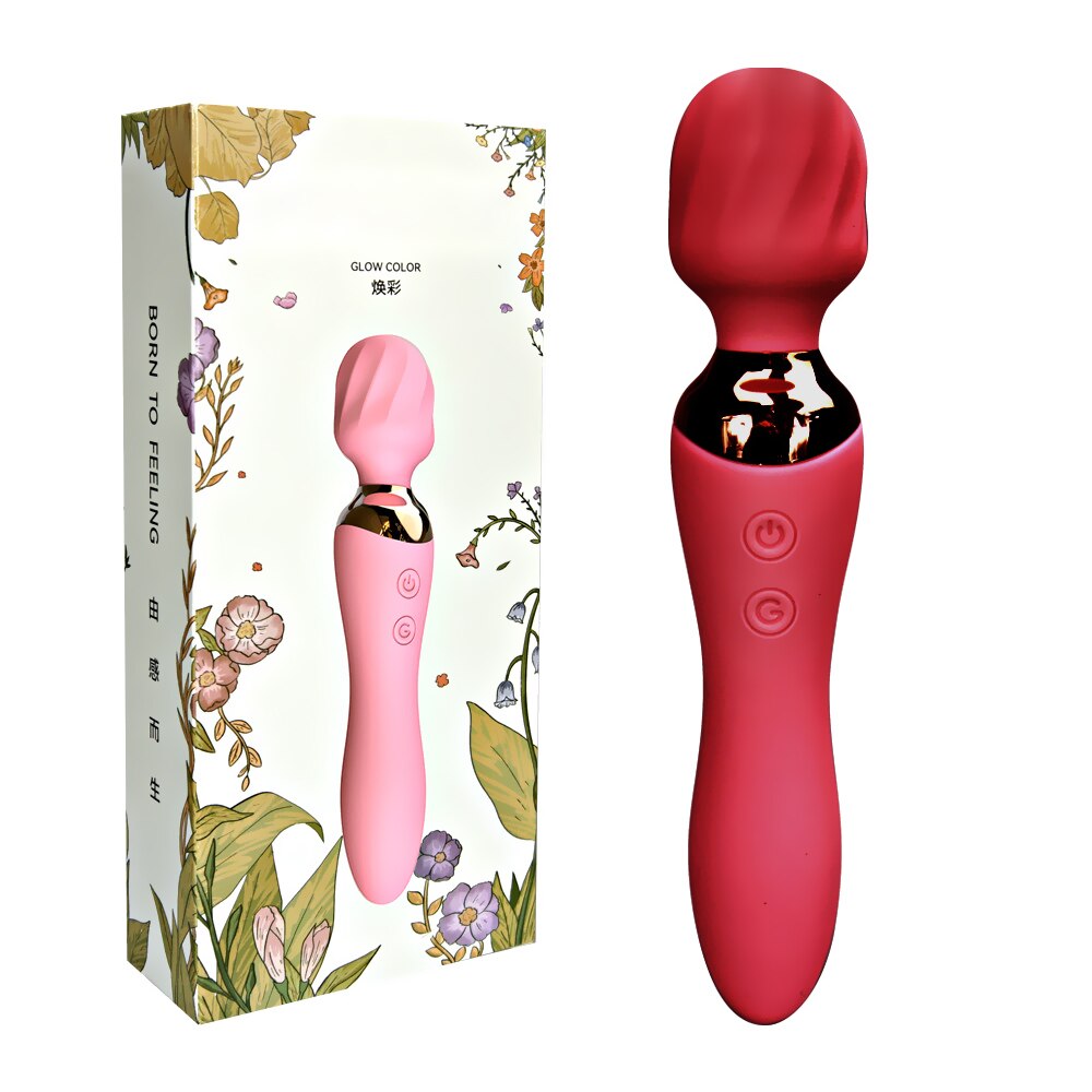 เครื่องสั่นสำหรับผู้หญิง Wand Av Stick Dildo Vibrator เซ็กซ์ทอยสำหรับผู้หญิงผู้ใหญ่ของเล่น Clitoris Stimulator G Spot Massager เซ็กซี่สินค้า