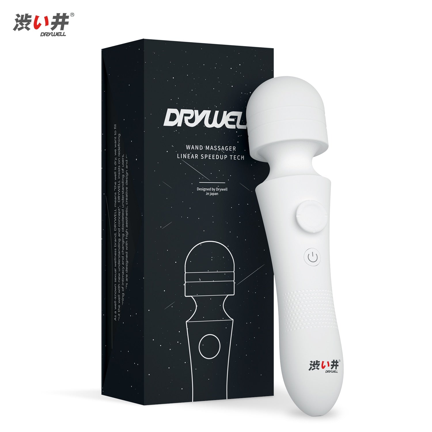 Drywell/涉井 เครื่องนวดแบบสั่นรูปแท่งทรงพลัง ระบบเร่งความเร็วเชิงเส้น 3 ระดับความแรง 6 ระดับความถี่ ของเล่นสำหรับผู้หญิง