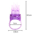 Waterproof Vibrating Cock Ring Delay Ejaculation Soft Penis Lock Penis Ring Sextoys Extended Ejaculation Time Adults Sex Toy
