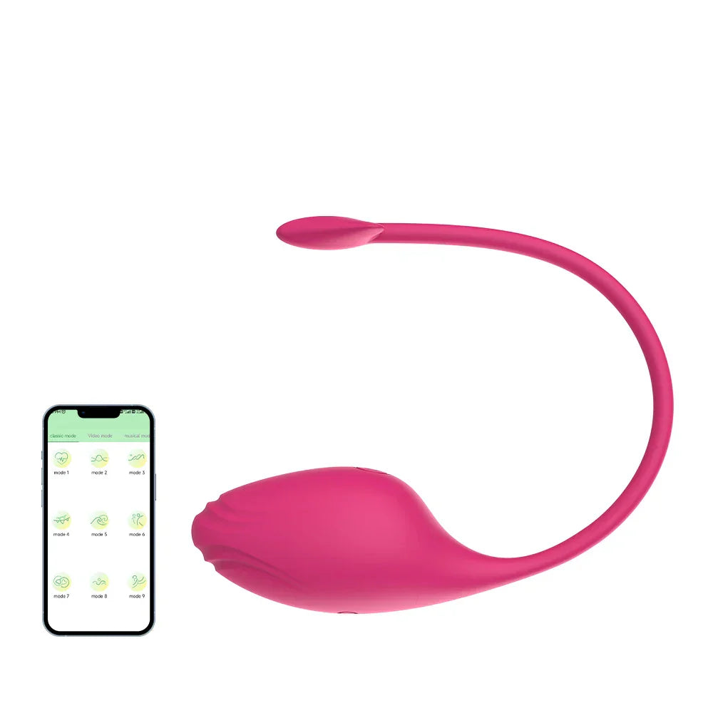 ไวร์เลส APP ควบคุม สอดใส่ช่องคลอด สั่น นวด กระตุ้นคลิตอริส เครื่องสั่นแบบสวมใส่ G-spot อุปกรณ์ช่วยสำเร็จความใคร่สำหรับผู้หญิง