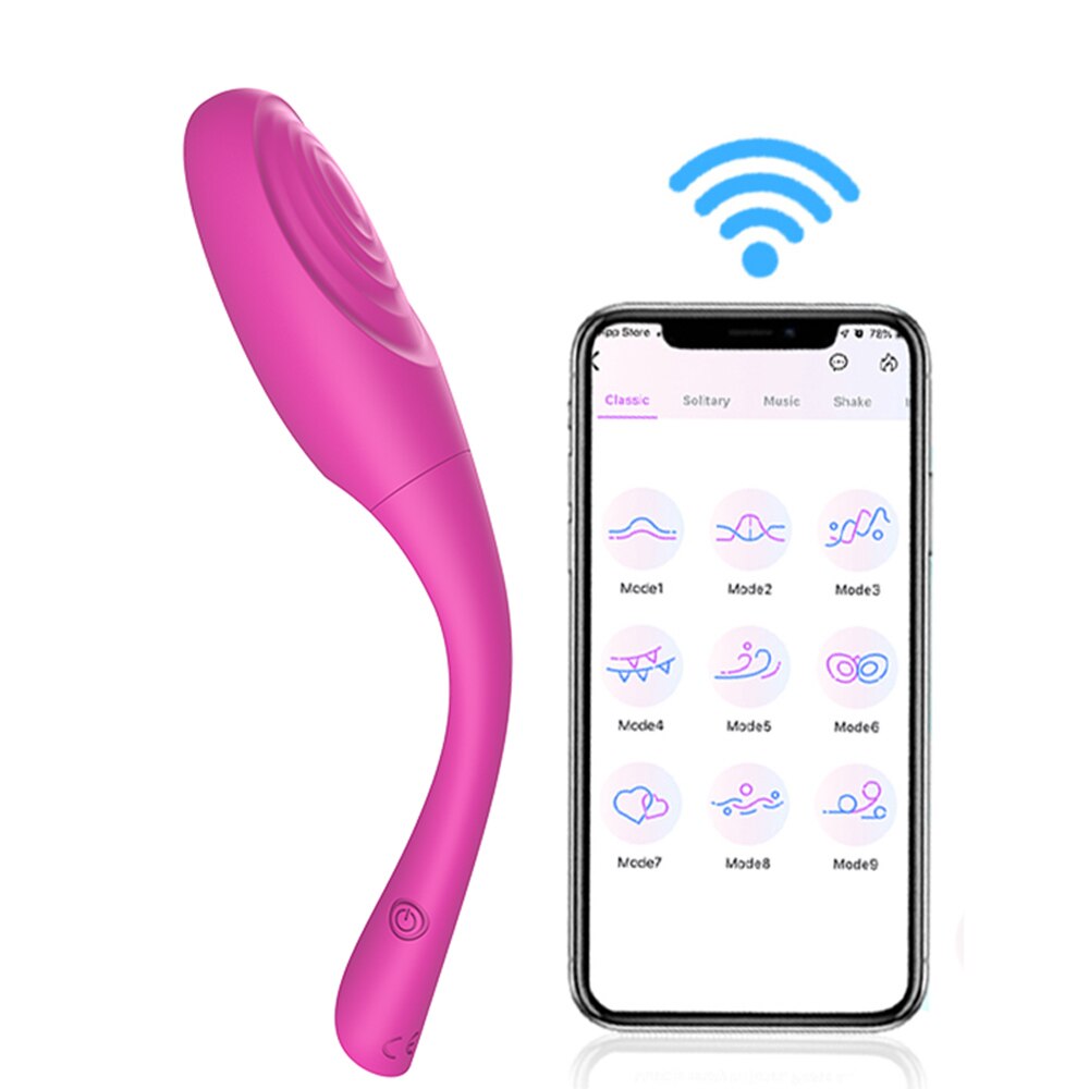 Wireless Bluetooth for Women  APP Remote Long Distance Control Dildo G Spot Massage Vibrator Female  Magic Vibrating Egg Sex Toy