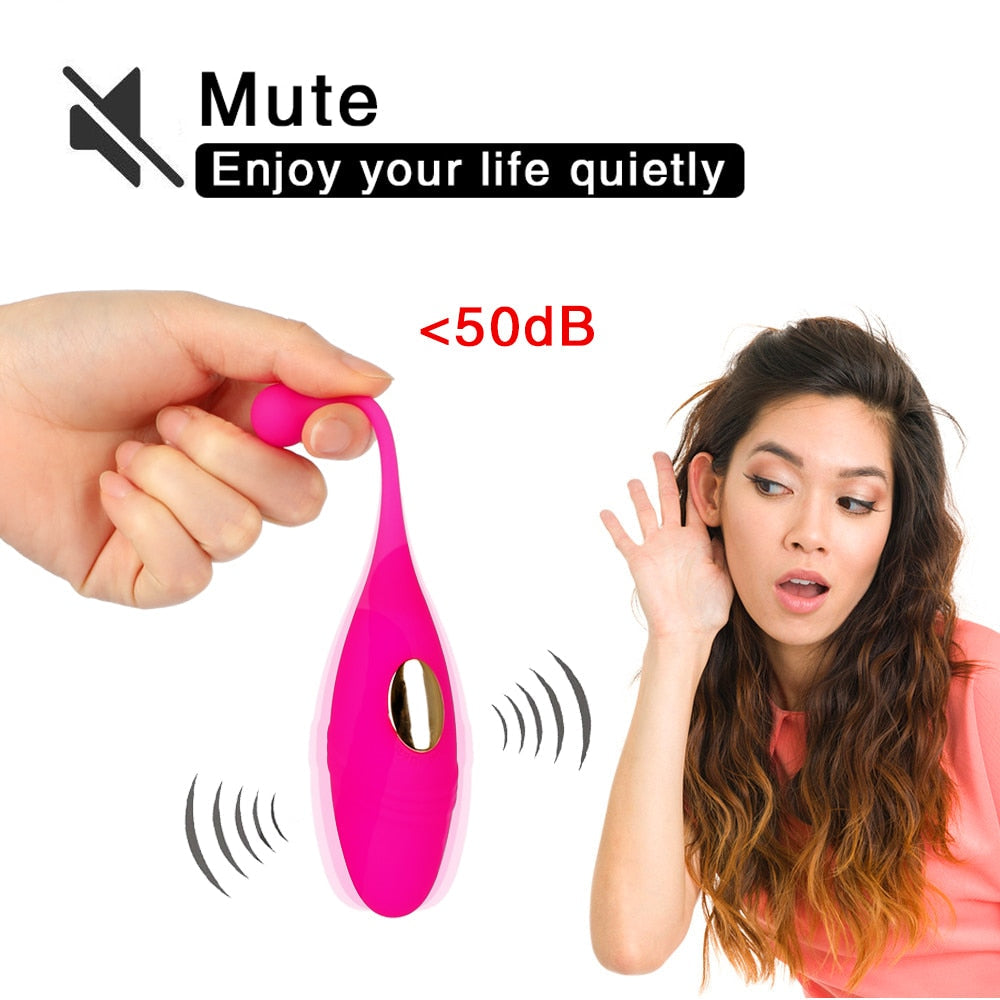เครื่องสั่นควบคุมไร้สาย ลูกบอลจีน ตัวกระตุ้น G-spot และคลิตอริส ไข่รักสำหรับช่องคลอด ของเล่นทางเพศสำหรับผู้หญิง 18+ ร้านค้าเซ็กซ์สำหรับผู้ใหญ่