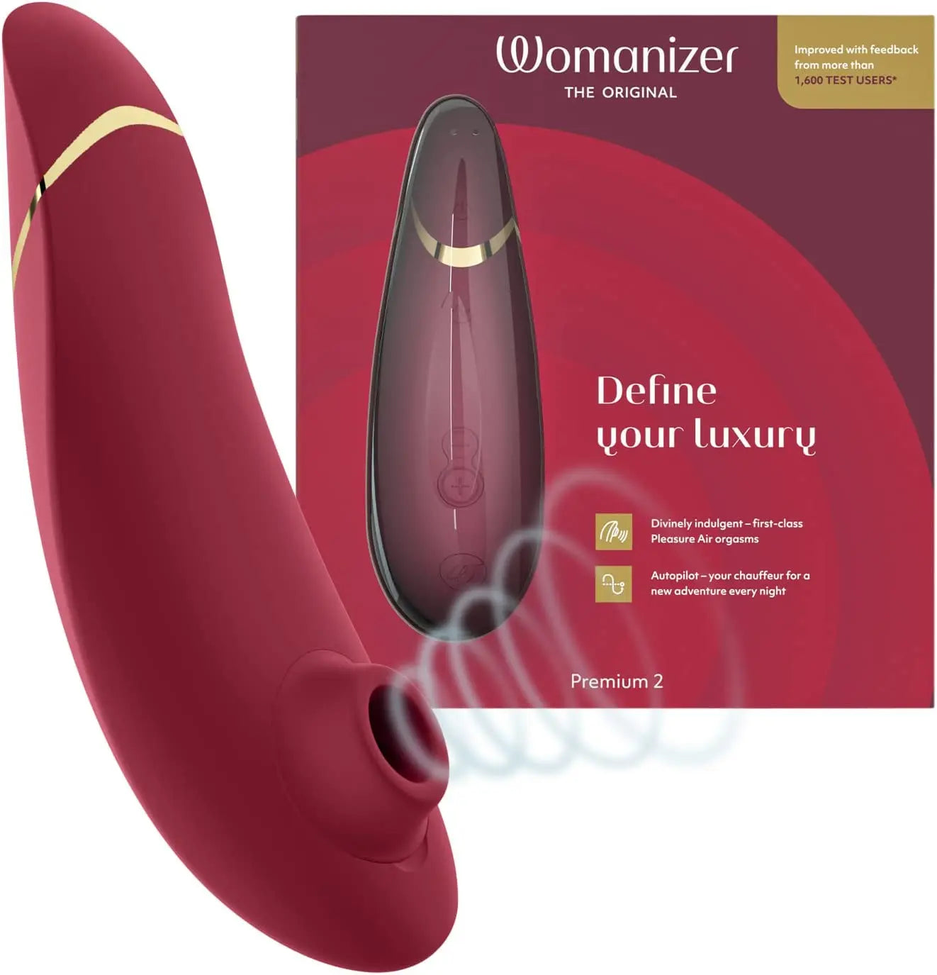 Womanizer Premium 2 Clitoral Vibrator Clit Sucking Massaging Sex Toy Massager for Women
