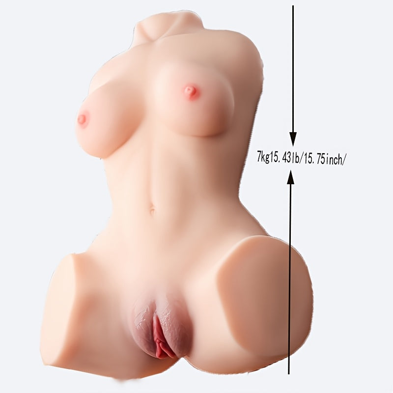 7KG Sex Doll. Male Masturbation Doll. 3-in-1 Female Torso Doll. Large Chest. Buttocks. And Genitals. Full-size Adult Doll Sex Toy. Suitable For Male Orgasm. Realistic Male Masturbator Pocket. Genitals. Male Sex Toy. Suitable For Men