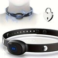 Bondage Device Electric Shock Neck Collar with Lock BDSM Electric Shock Neck Collar for Male Female. Silicone Adjustable Collar E-stim Bondage Device with Lock SM Restraints Role Play Adult Sex Toys for Men Women Couples