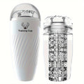 Male Masturbation Cup Soft Vagina Sex Toy Transparent Vagina Adult Endurance Training Adult Products Vacuum Pocket Cup Men