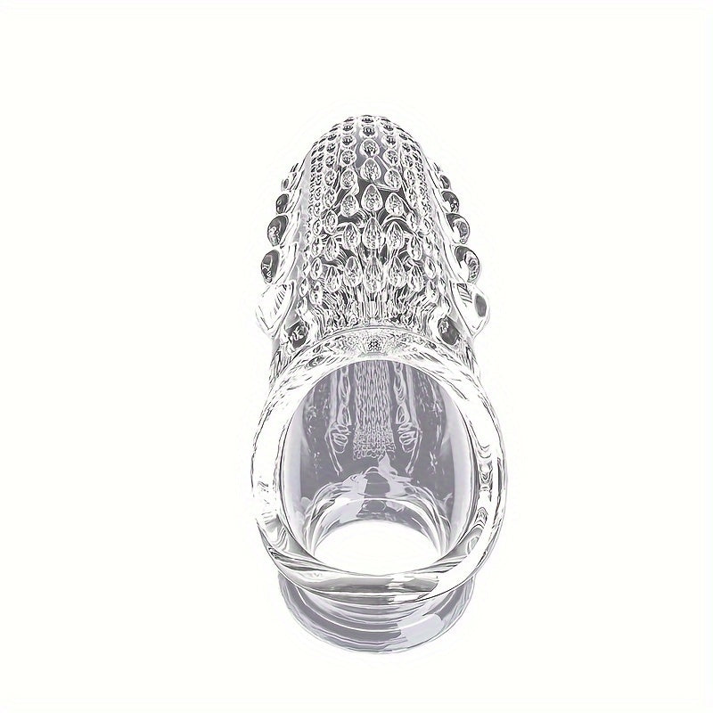 Unique Crystal Dildo Cover - Non-Electric. Solid Color Novelty Sex Accessory For Couples