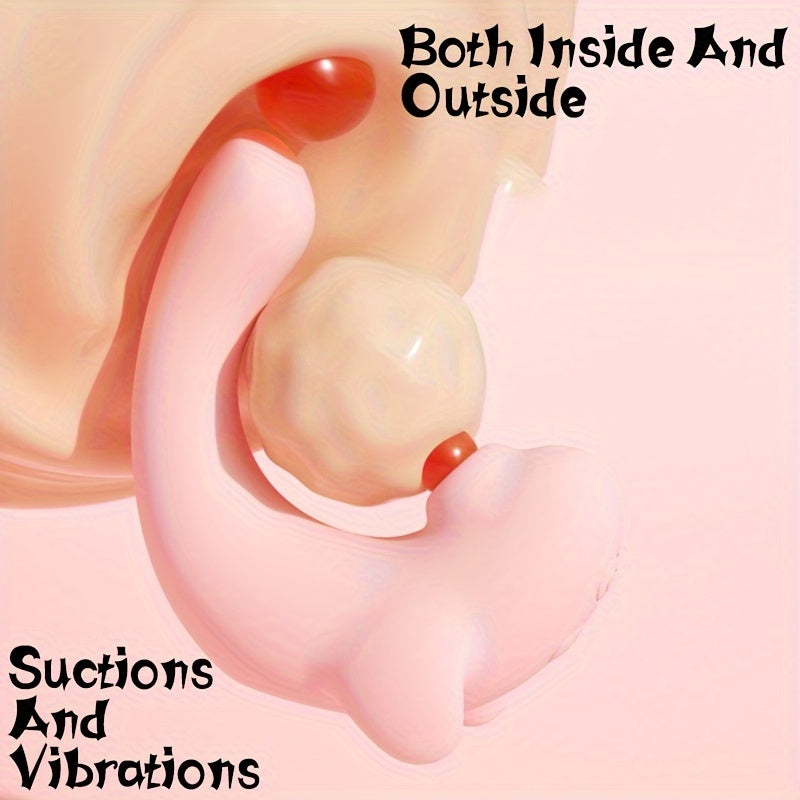 New Sexy Sex Toy G Spot Vibrator. Clitoral Sucking Sex Toys for Women Suction Adult Toys for Women Couple Play. Vibrating Sex Toy for Double Stimulation One-key burst function.5 Sucking Modes And 5 Vibration Modes