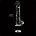 5 Sizes Transparent Soft Jelly Dildo Realistic Fake Dick Penis Sucker Butt Plug Sex Toys for Woman Men Vagina Anal Sex Toys