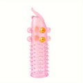 Men's Wolf Teeth Penis Sleeve With Bead.  Accessory For Longer Stronger Erection Ejaculation Delay Pleasure Enhancing. Transparent Elephant Nose Cock Condom For Men Couples