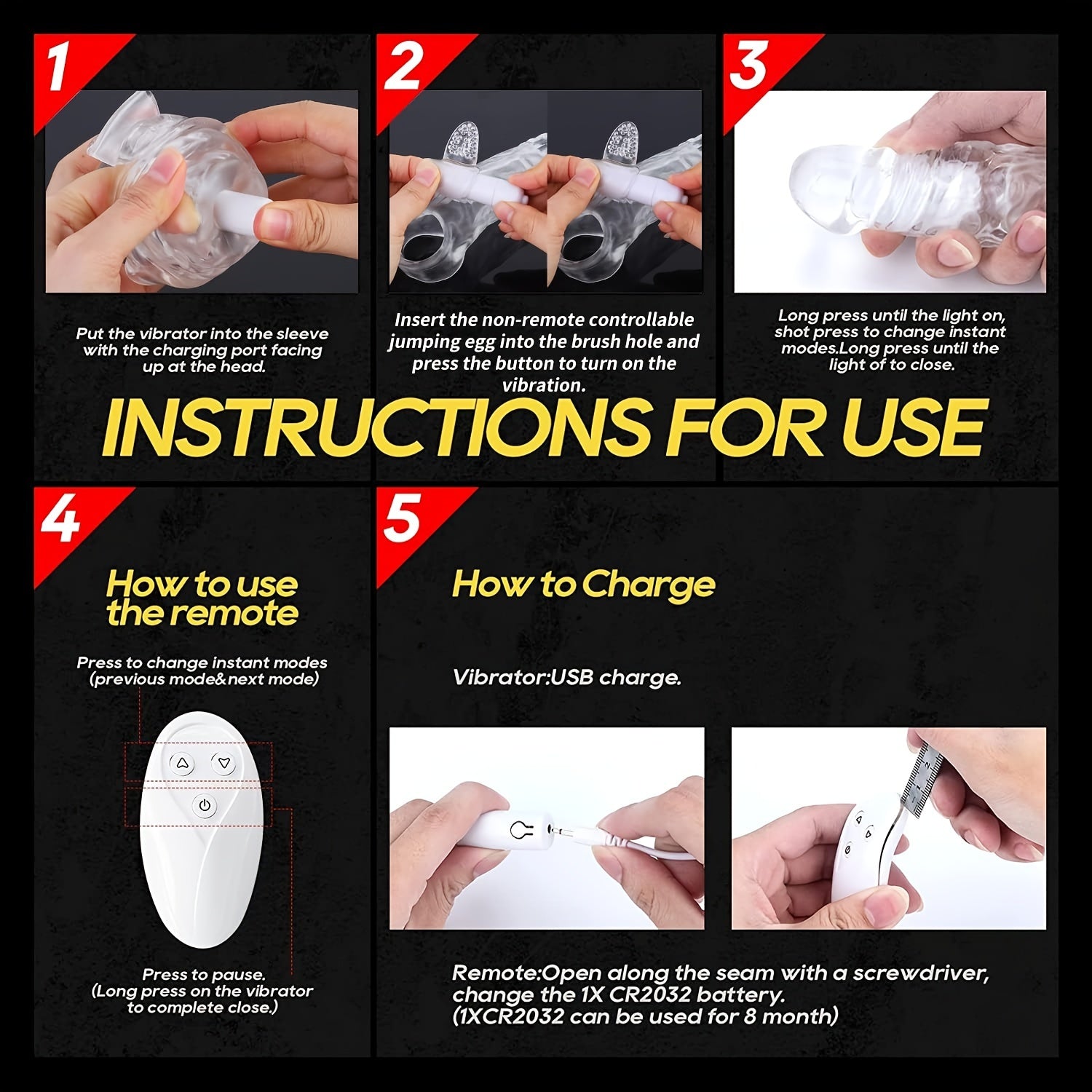 Penis Extender Sleeve Cock Sleeve with Vibrators glan clit stimulator. Penis Enlarger Vibrating Penis Sleeve Cock Ring with 10 Vibration Modes Remote Control