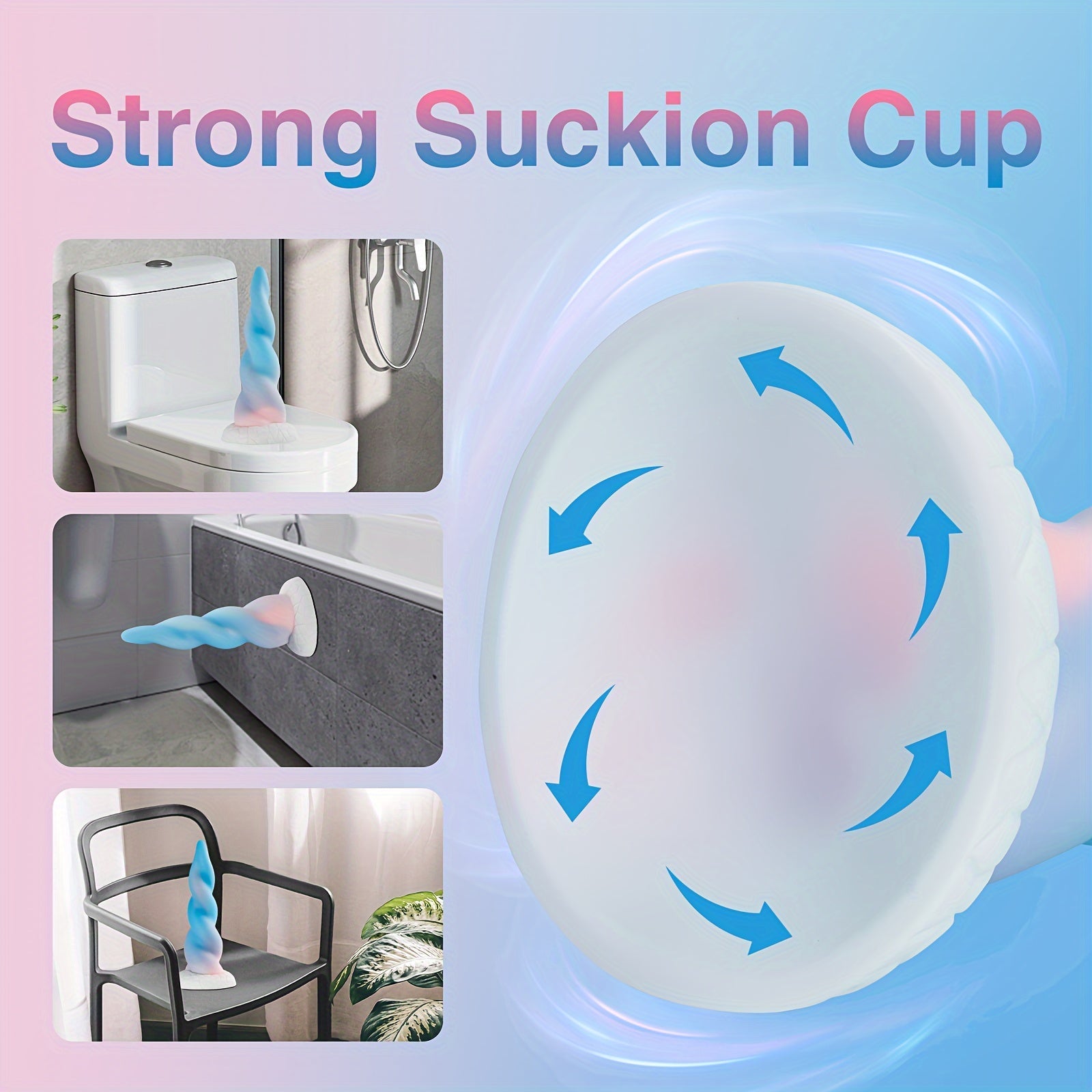 Huge Thick Monster Dildo for Women - 8.6 Inch Realistic Fantasy Big Silicone Anal Dildo with Strong Suction Cup for Hands-Free Play. Soft G Spot Prostate Massager Adult Sex Toys for Female and Couples